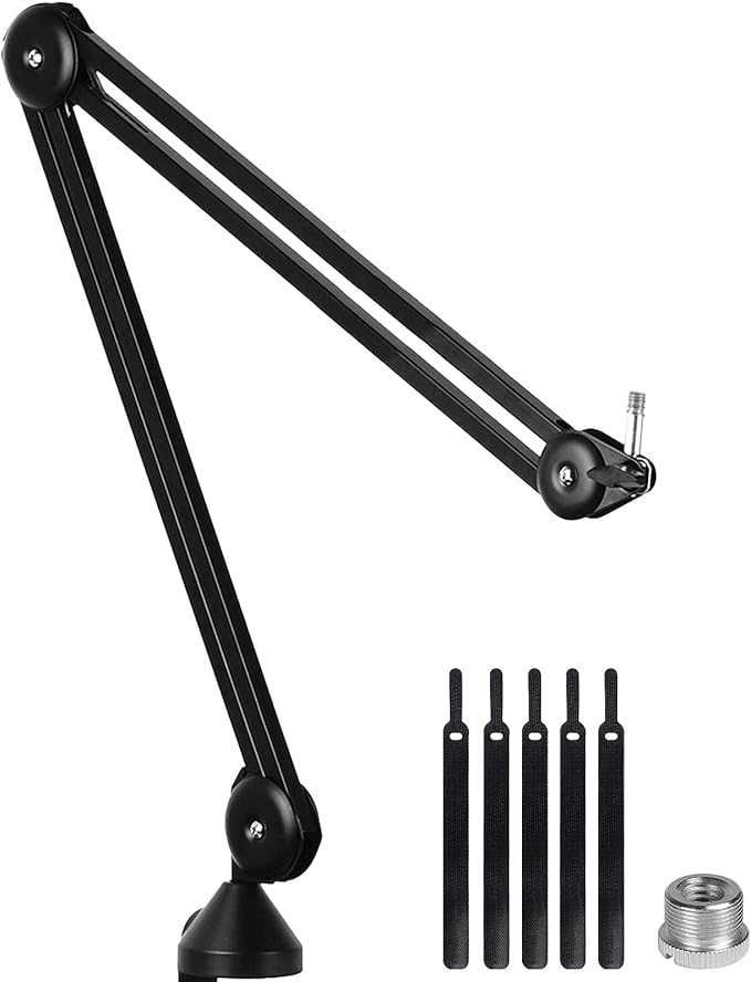 LANUCN Mic Arm 2nd Generation Ulepszony Wysięgnik Mikrofonowy Zacisk
