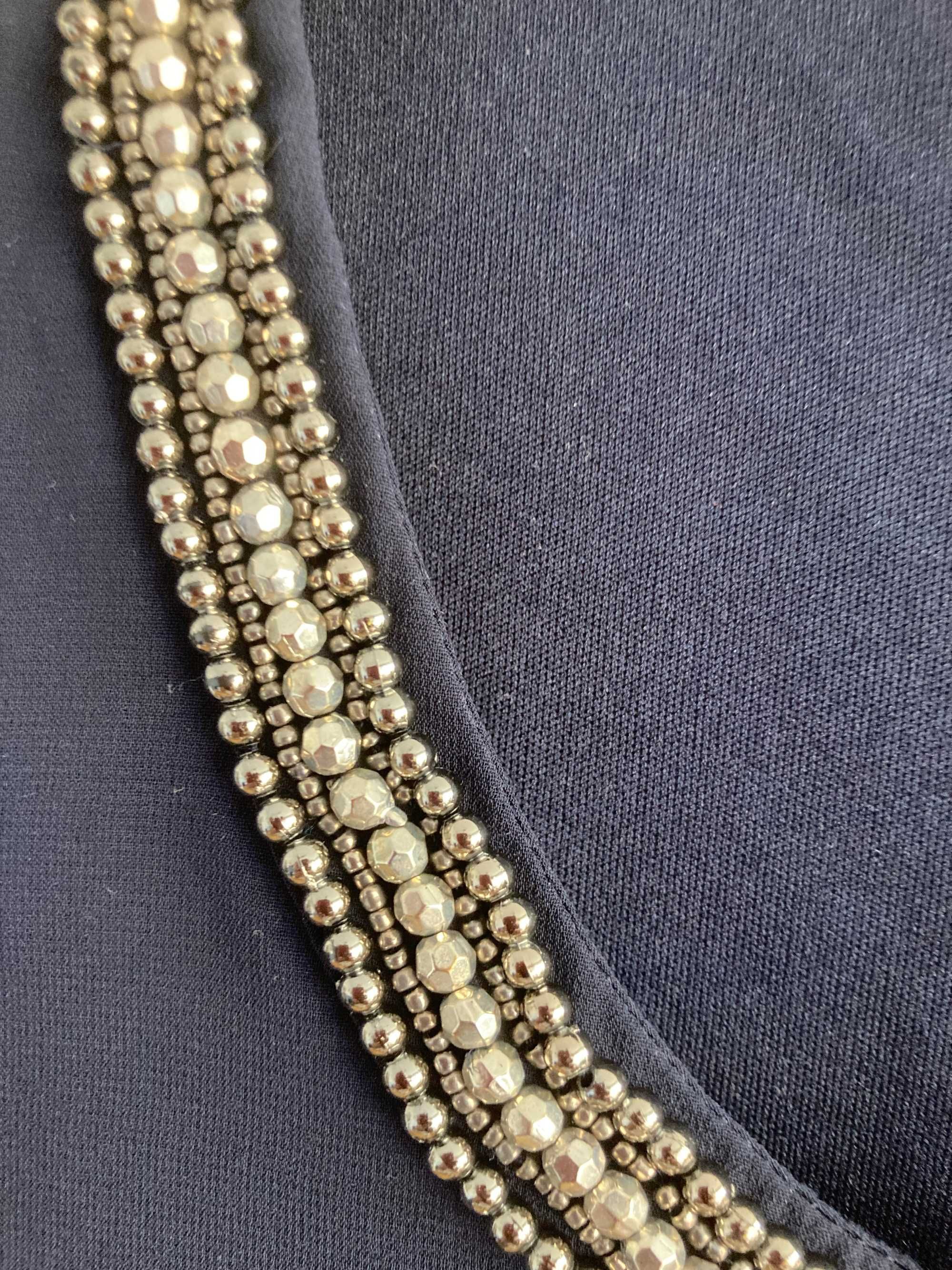 elegancka bluzka w kolorze granatu ONLY roz. 40