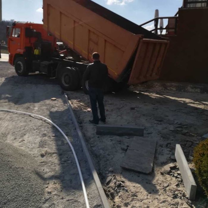 Песок Шлак Щебень Отсев  Чернозём Вывоз строительного мусора Недорого