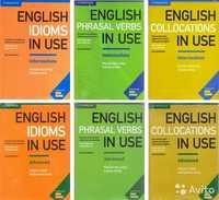 English Collocations Intermediate, Advanced, Idioms Intermediate, Adva