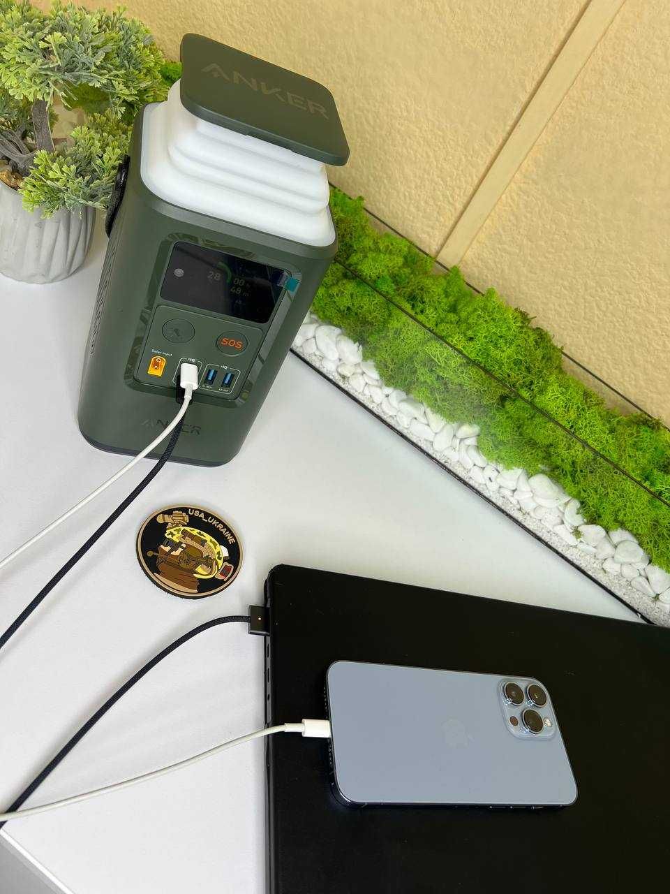 Повербанк станція Anker 548 Power Bank 60,000 mAh 192Wh 87W LED ліхтар