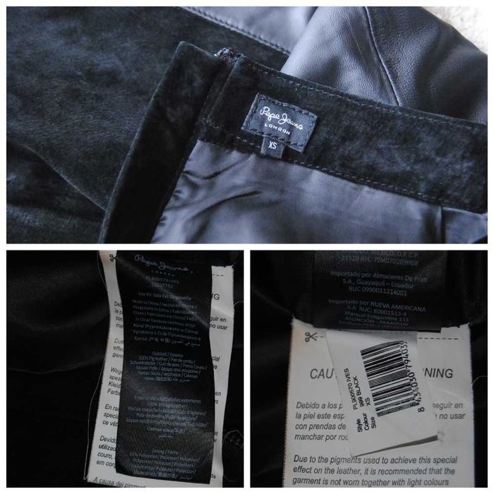 Шкіряна спідниця Pepe Jeans XS / кожаная юбка