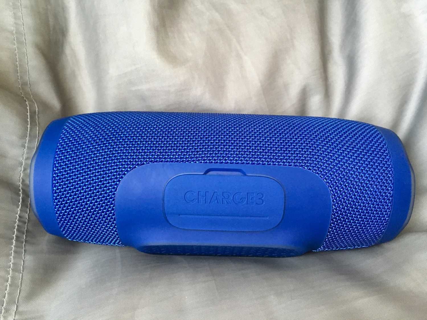 Портативная блютуз колонка JBL Charge 3 с USB,SD,FM (20 ватт синяя)