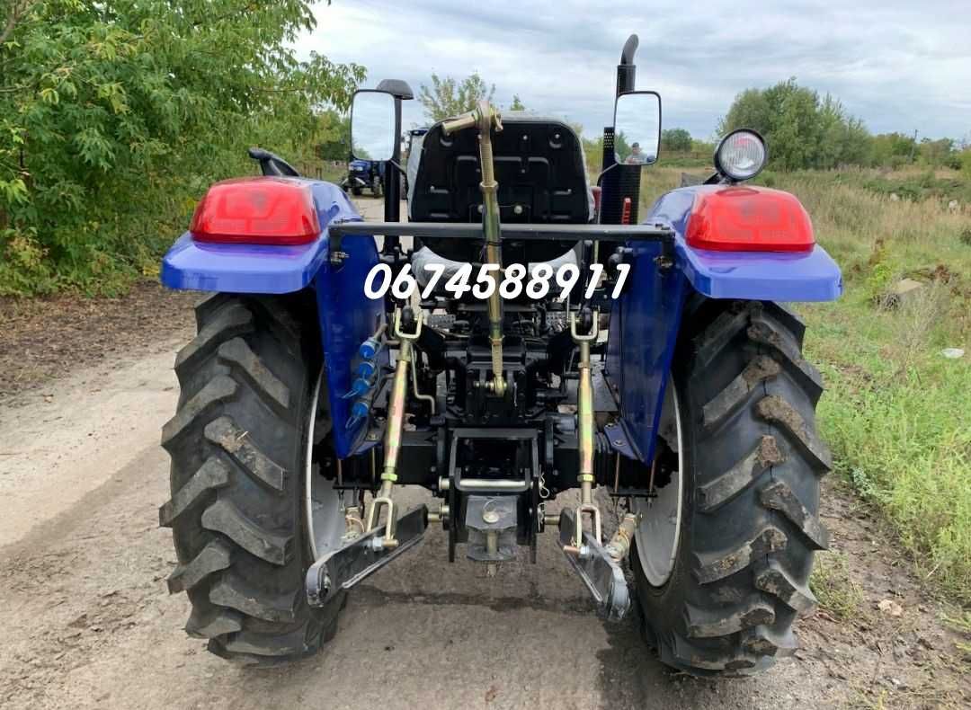 Мінітрактор Forte RD-244 LUX Редукторний міст Широка гума Доставка б/к
