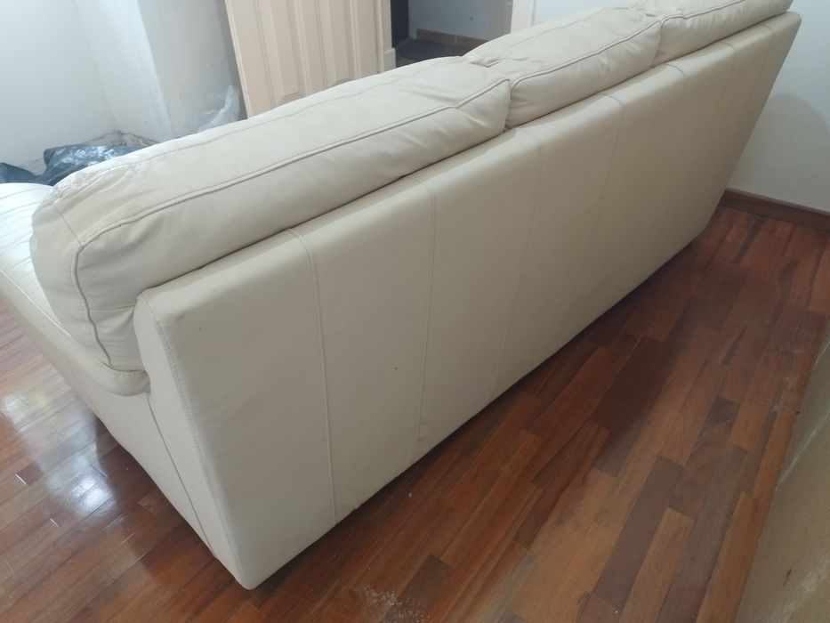Sofá de pele, 3 lugares