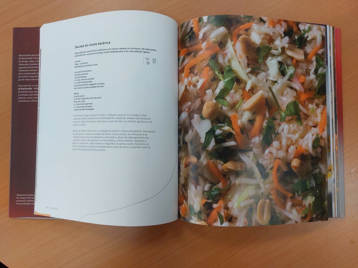 Livro de culinária  KitchenAid