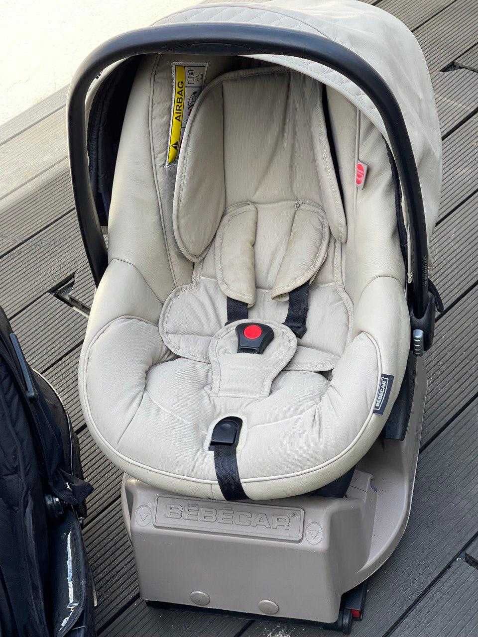 Trio Bebecar Hip-Hop + isofix no carro