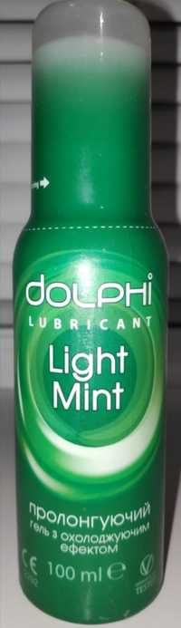 Лубрикант Гель-смазка Dolphi LONG LOVE Light Mint мятный 100мл естьОпт