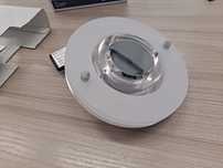 Oprawa Łazienkowa Halogen LED 5W 3000K 230V Okrągła Metal Szkło IP44