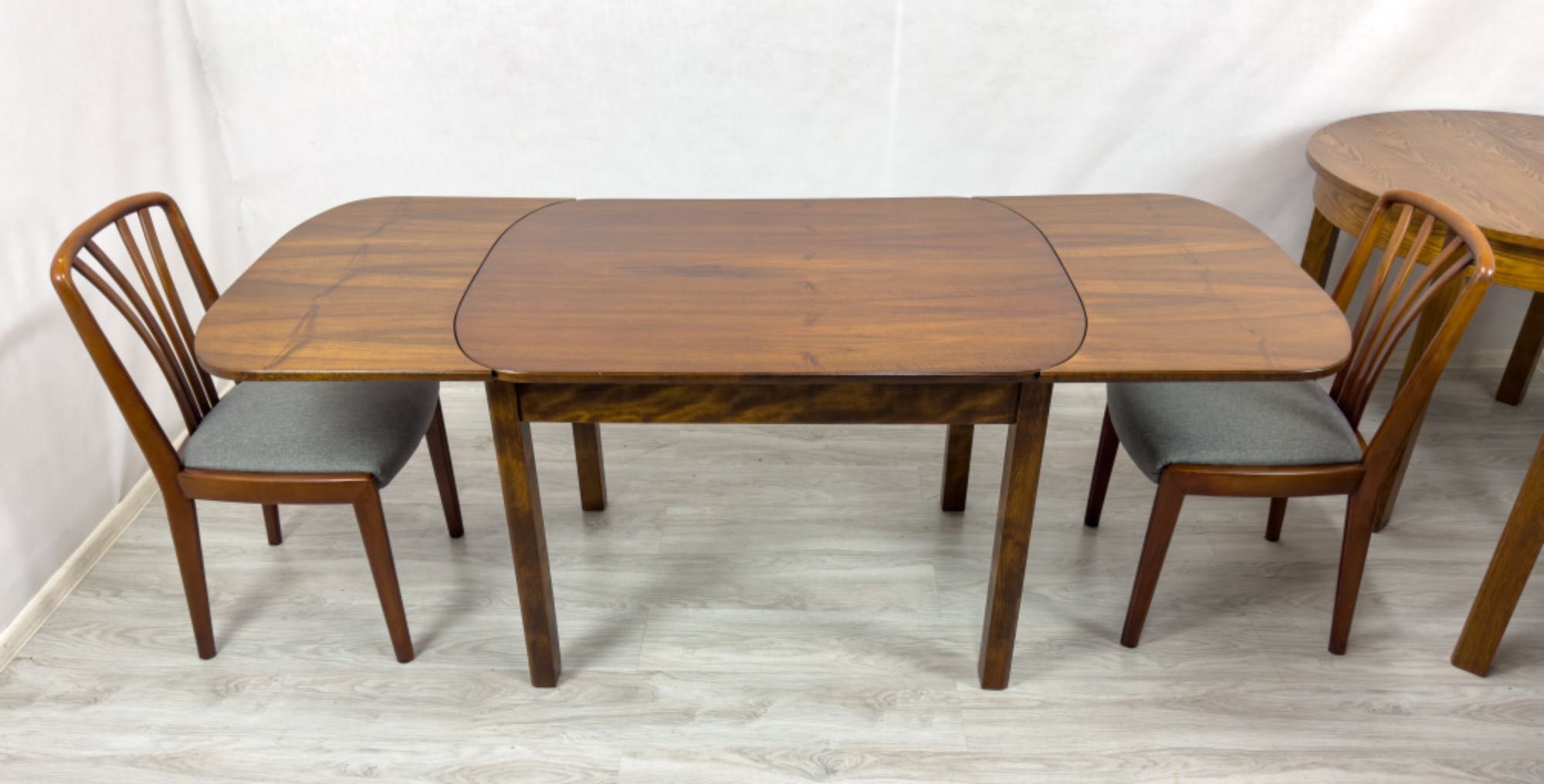 Stół-biurko modern lata 60”  orzech Rozkładany