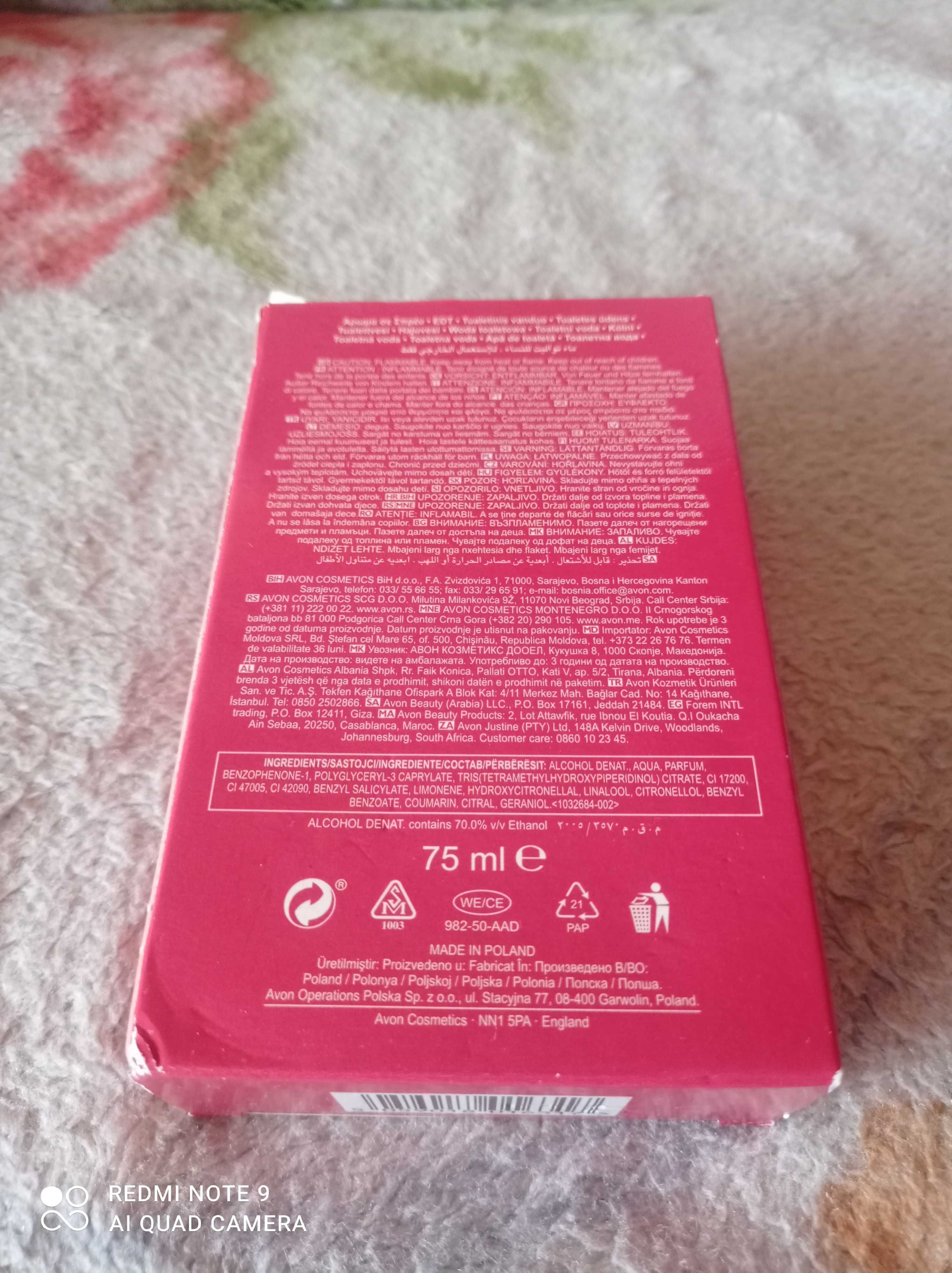 Stamina, woda perfumowana.