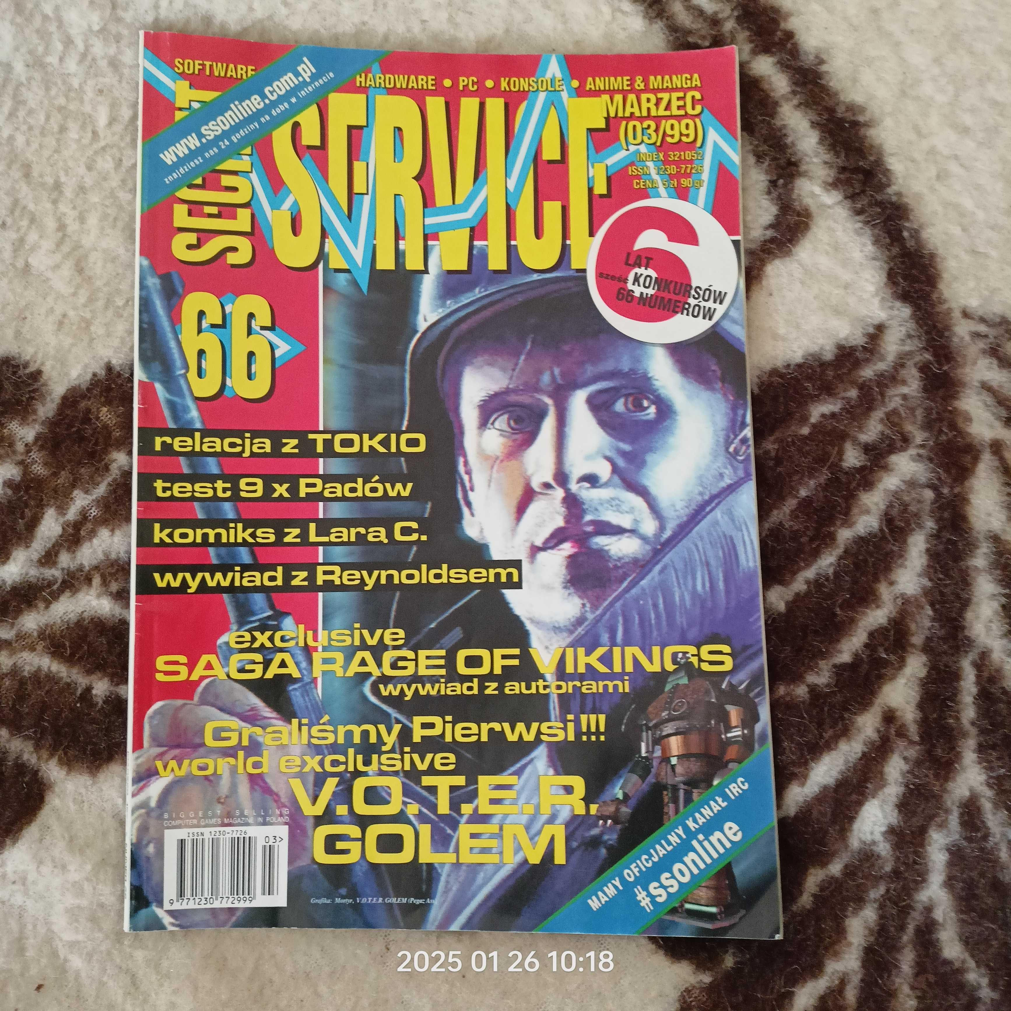 «Secret Service» numer 66 z marca 1999 roku.