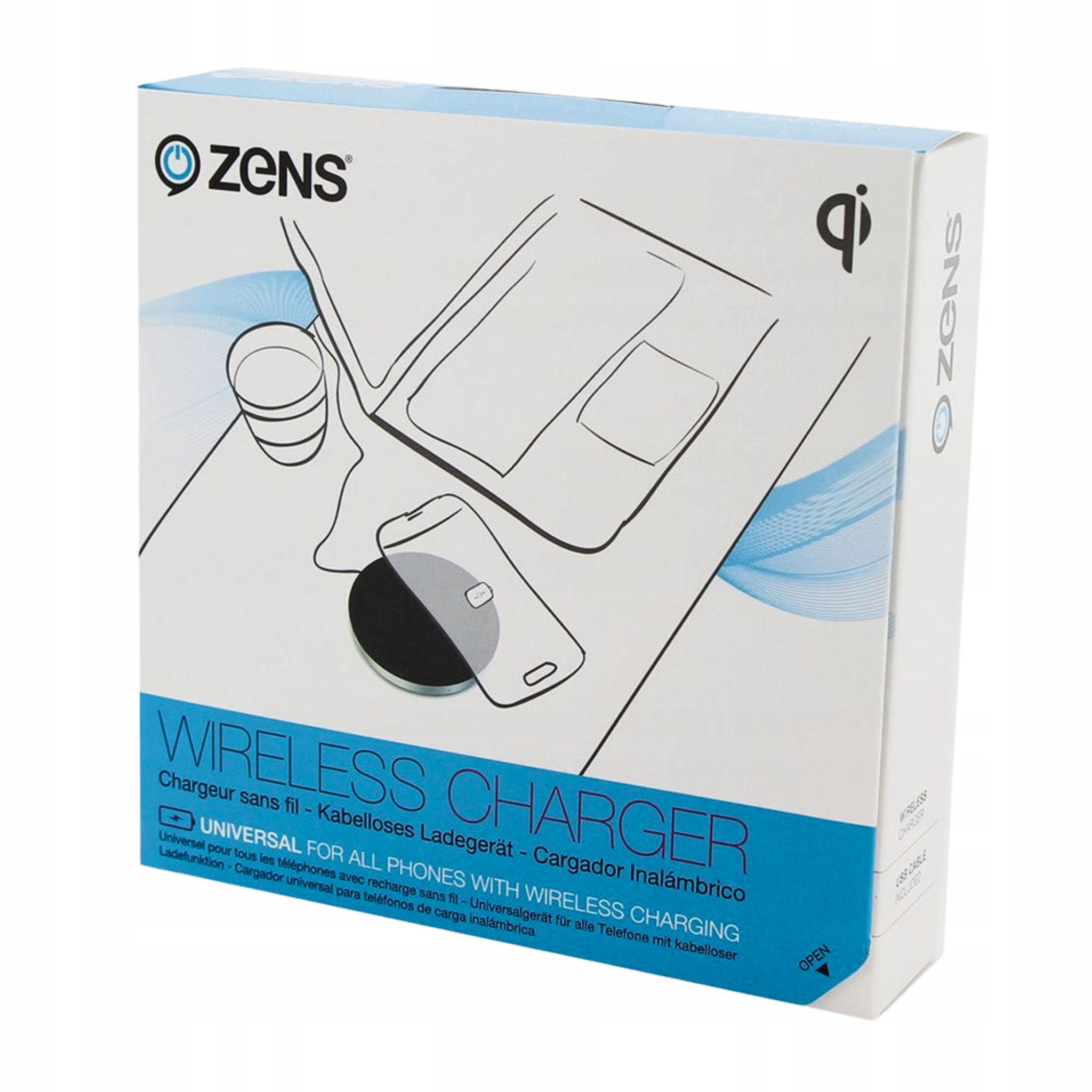 Ładowarka indukcyjna Zens Mini Wireless Charger 5W czarna
