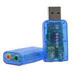 Внешняя USB звуковая карта, 3D, 5.1,  USB ЦАП