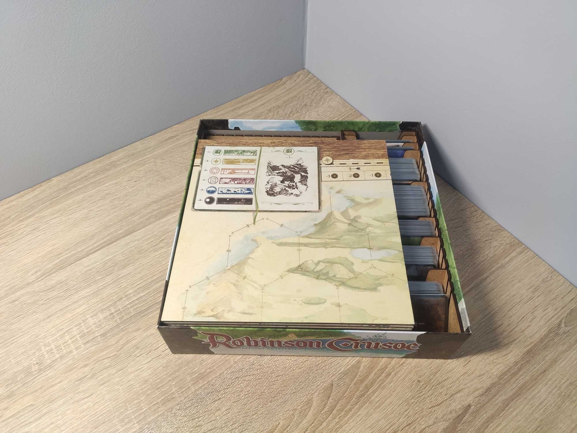 Robinson Crusoe + Dodatki + Insert + Wydruki 3D znaczników