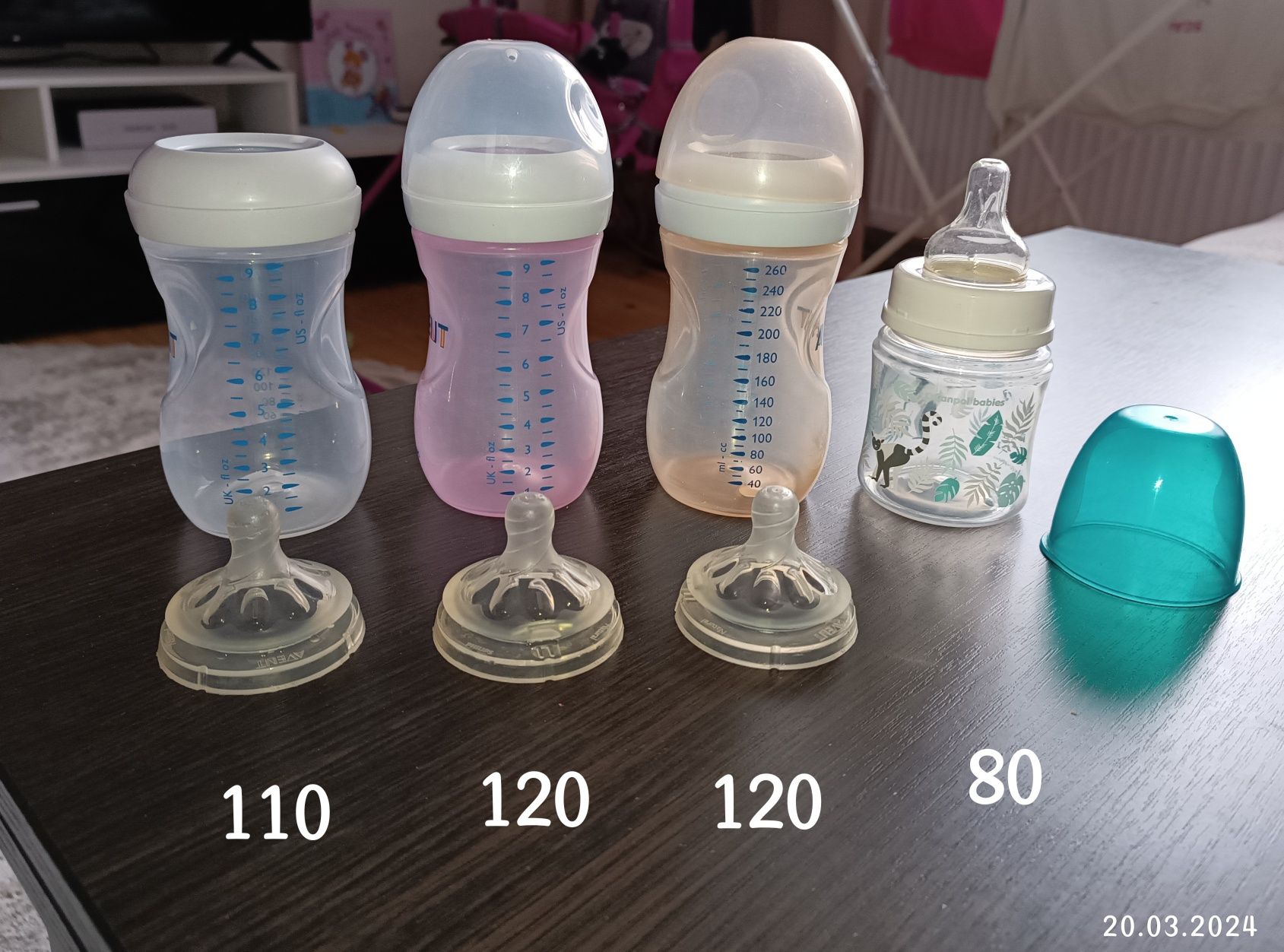 Пляшечка Avent 260 ml з соскою