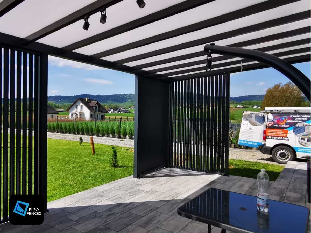 Zadaszenie ogrodowe z aluminium - polski producent Euro Fences