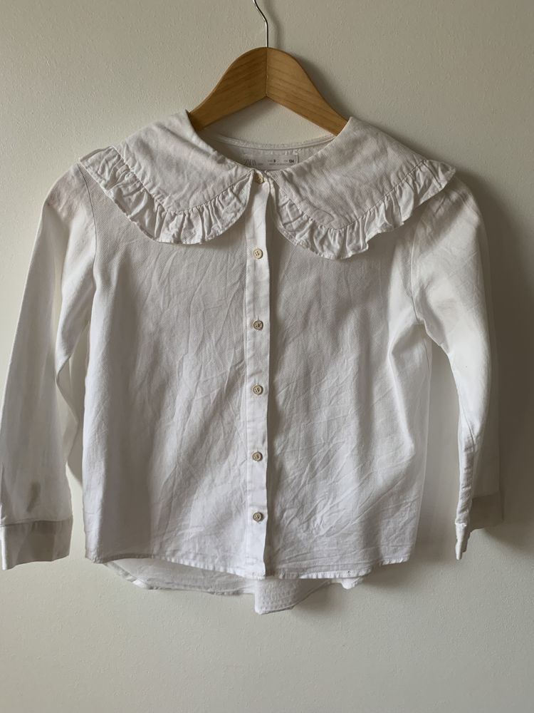 ZARA KIDS - WHITE BLOUSE SIZE 9 anos / 140