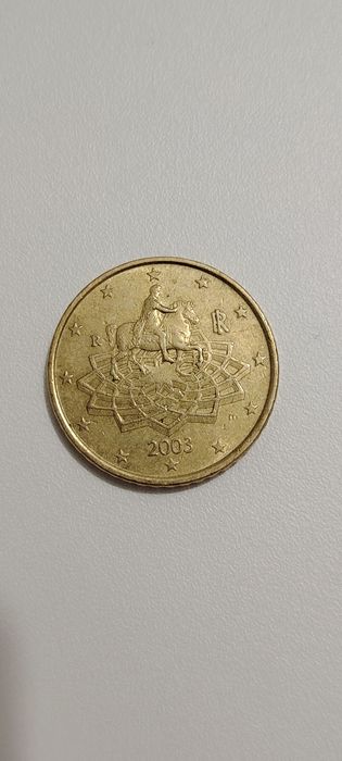 50 Cêntimos de Itália Ano 2003