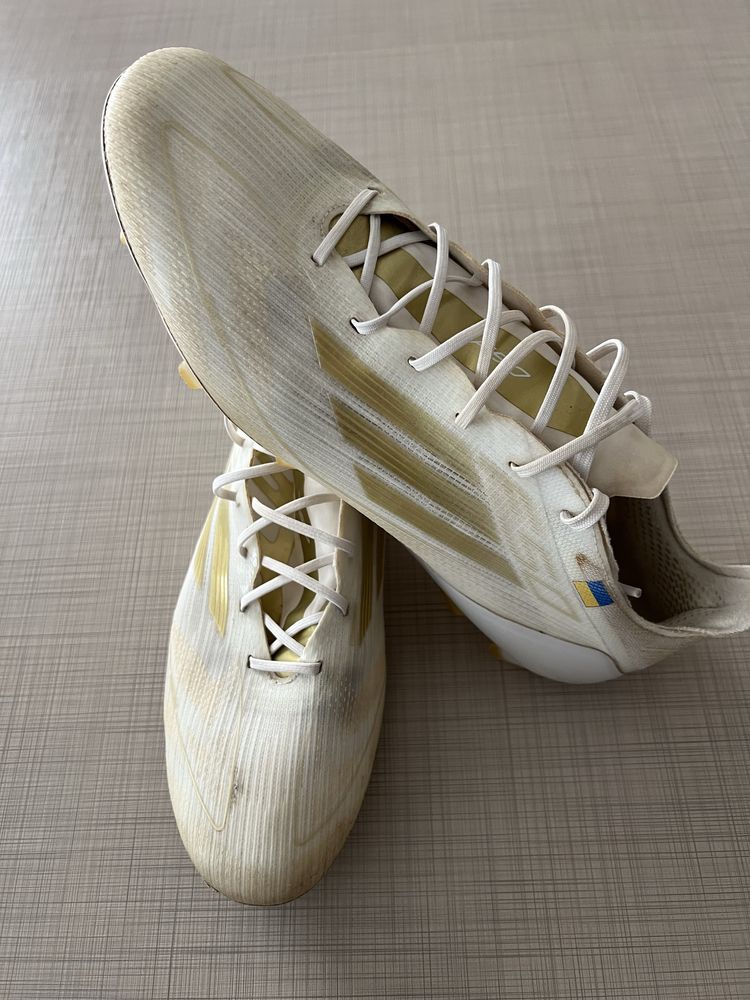 Adidas F50 Elite FG Adizero White gold