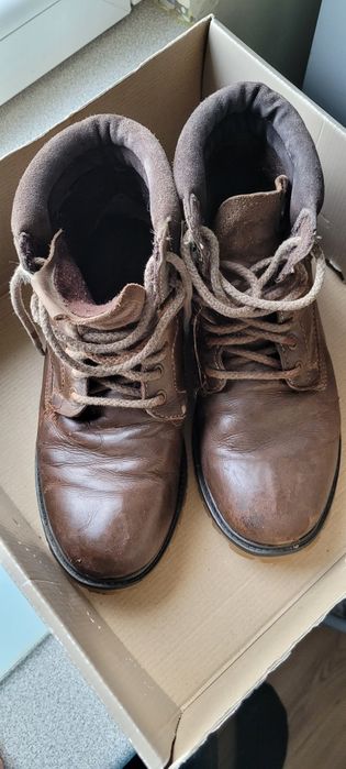 Skórzane trapery lasocki r.41