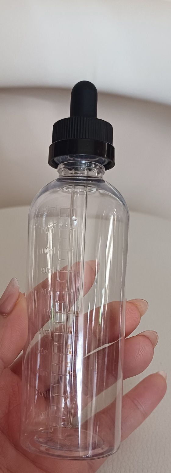 Buteleczka z szklaną pipetą 120ml