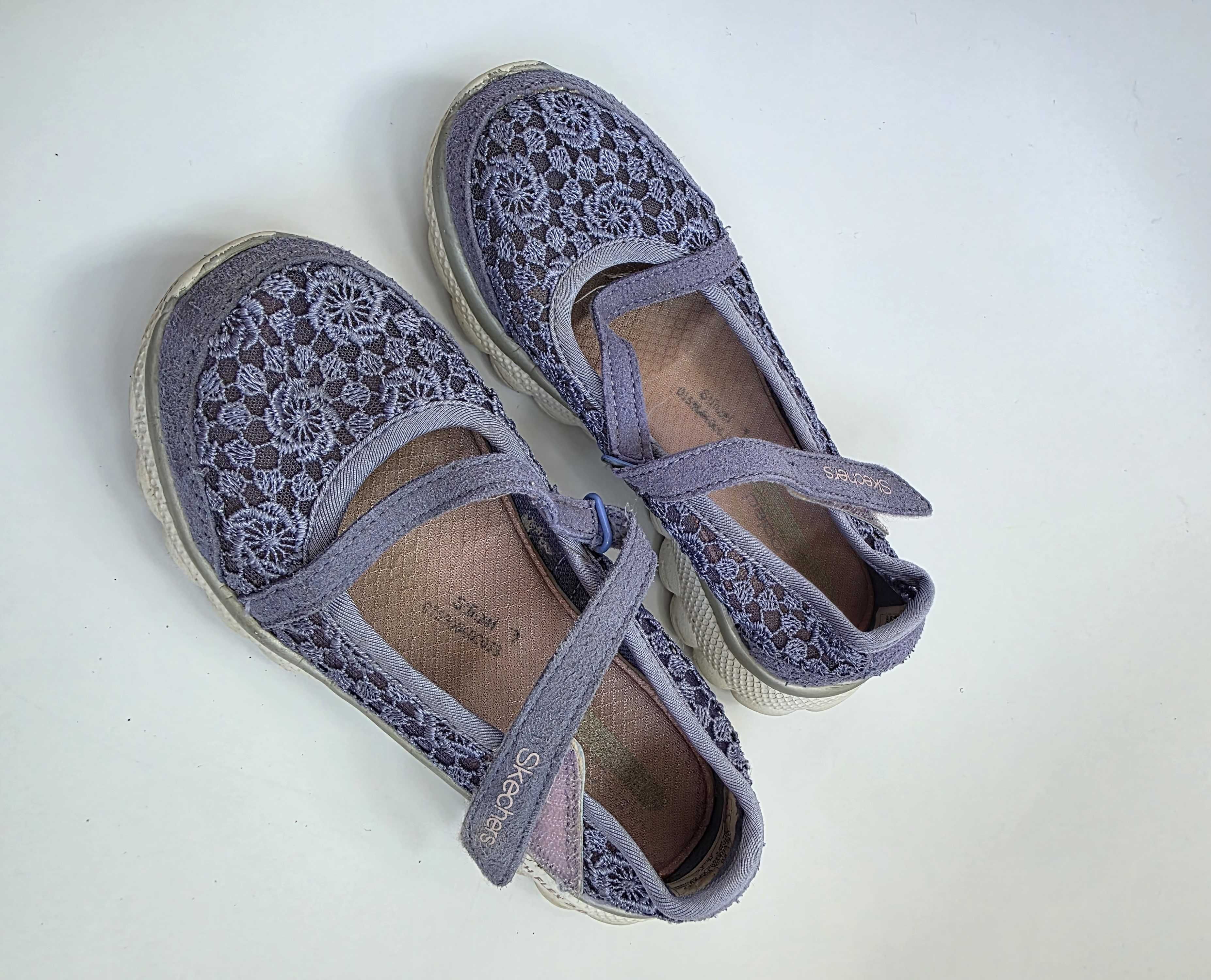 Мокасины боссоножки сетка девочке Skechers Flex 2.0 кроссовки 28 р.