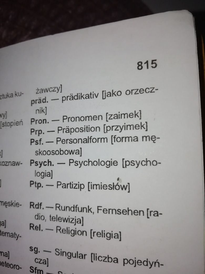 Okazja!! Uszanowany Słownik Polsko Niemiecki.