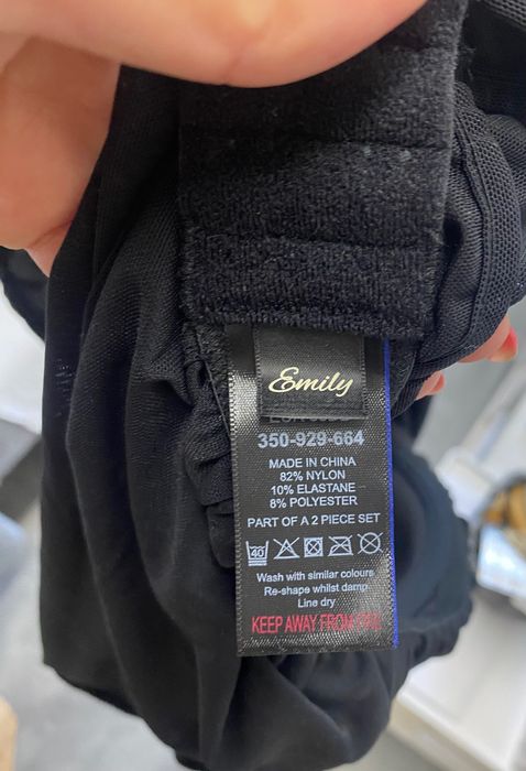 Czarna halka next 38 DD