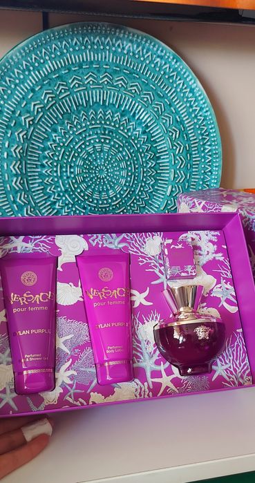 Versace perfumy Dylan Purple duży zestaw upominkowy dla kobiet