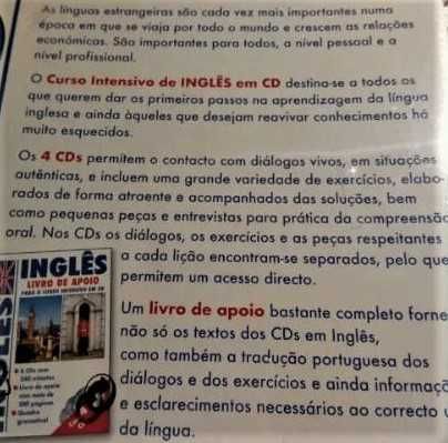 Inglês - Curso Intensivo em 4 CDs (NOVO)