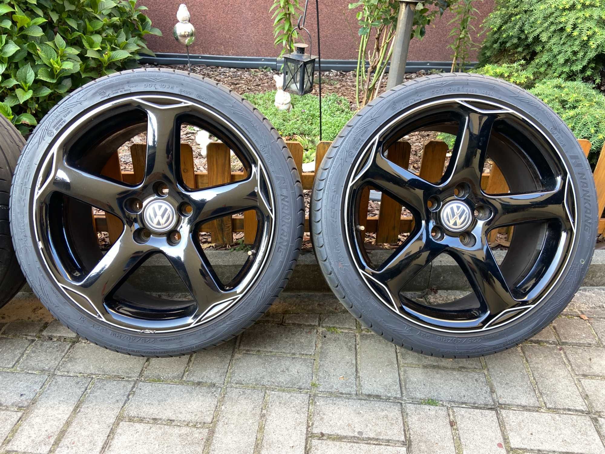 Oryginalne Felgi Golf 5 6 7 GTI Rabbit Karthoum 18 CALI 5x112 Leon
