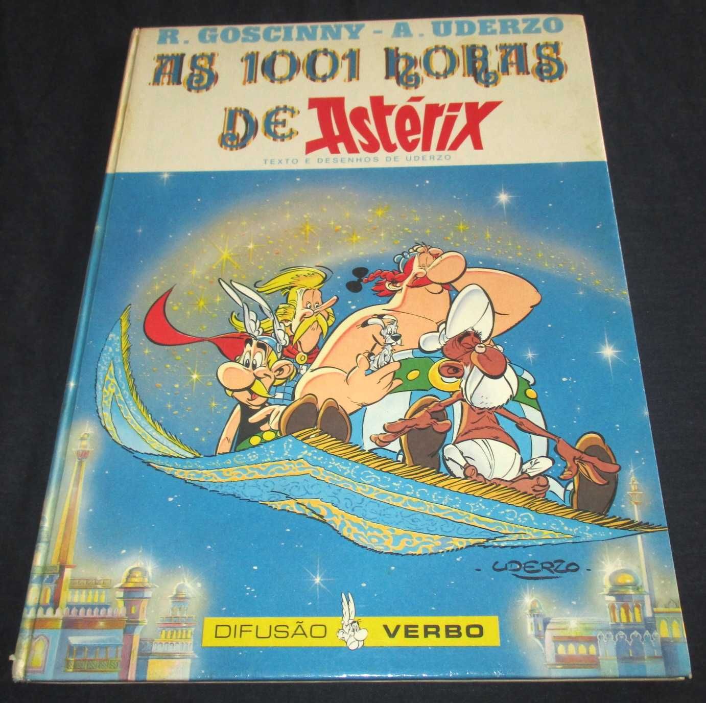 Livro As 1001 Horas de Astérix Verbo 1 edição 1987