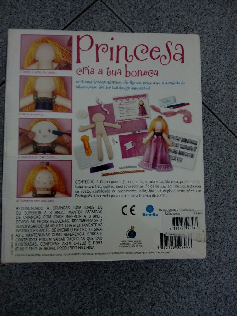 Jogo Princesa cria a tua boneca - Novo