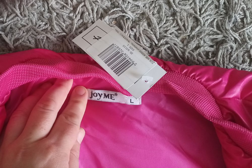 Rozowa oversize bejsbolówka damska NOWA z metką!