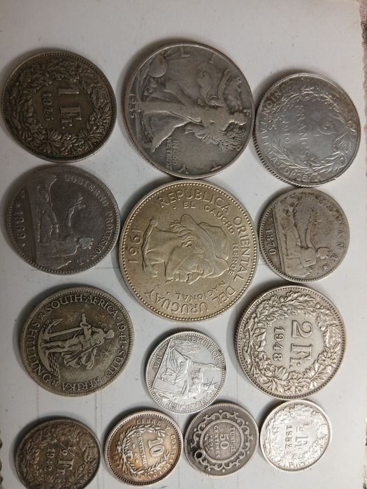 Moedas estrangeiras antigas