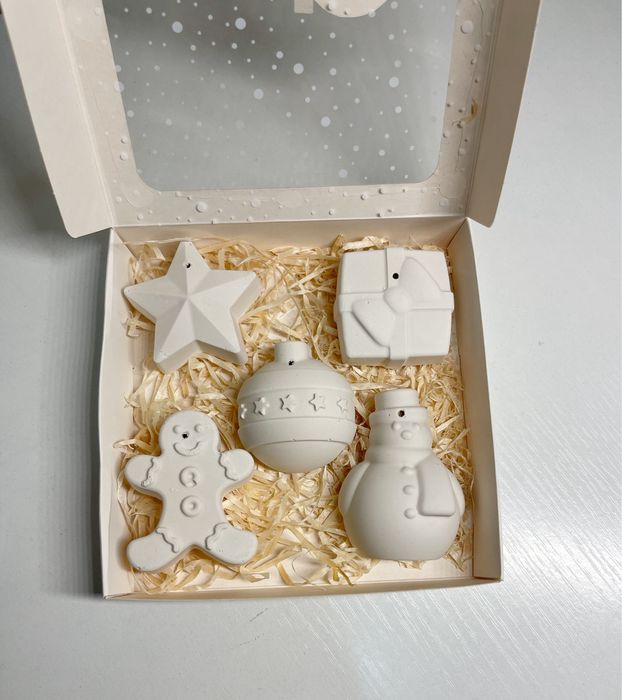 Гіпсові новорічні фігурки