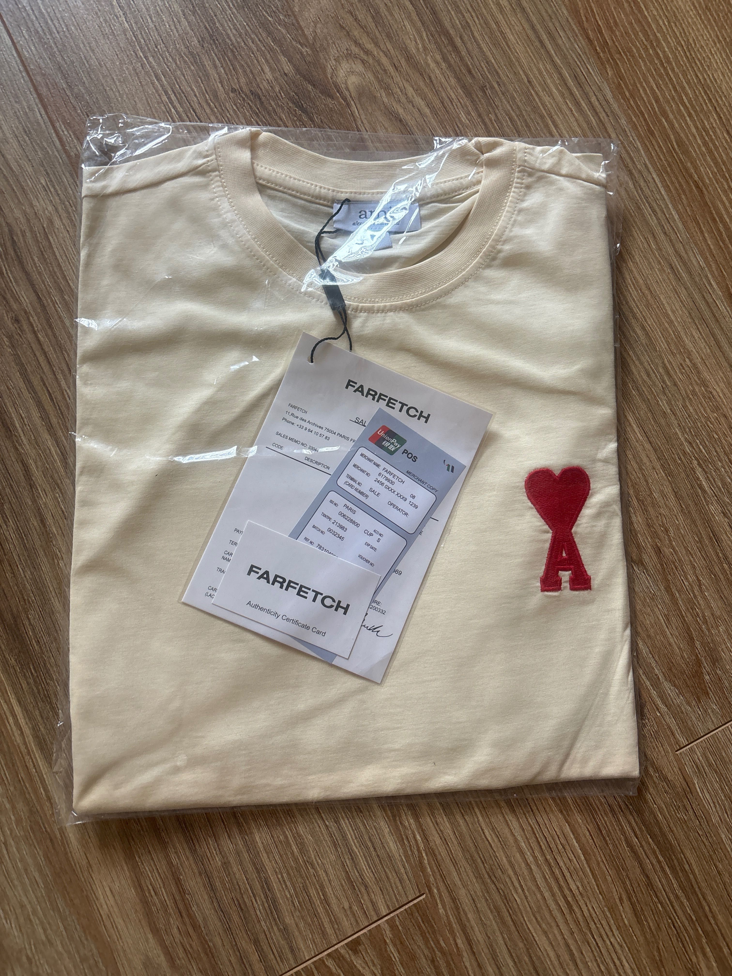 T shirt A M I nowy, metki i logowania