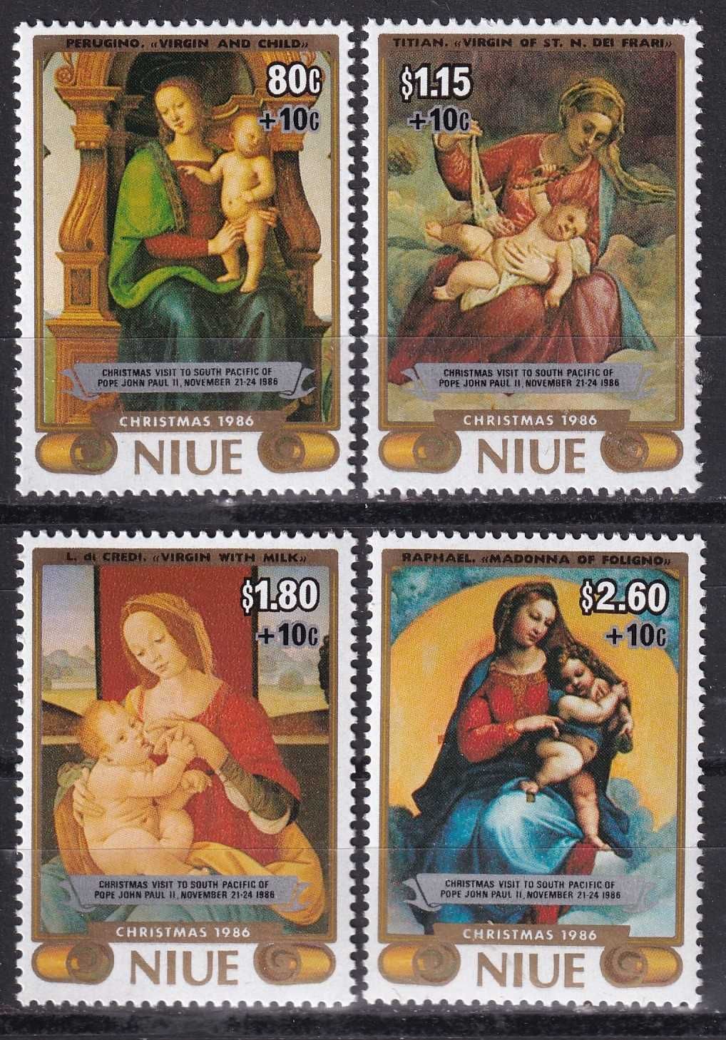 znaczki pocztowe - Niue 1986 cena 8,90 zł kat.13,50€