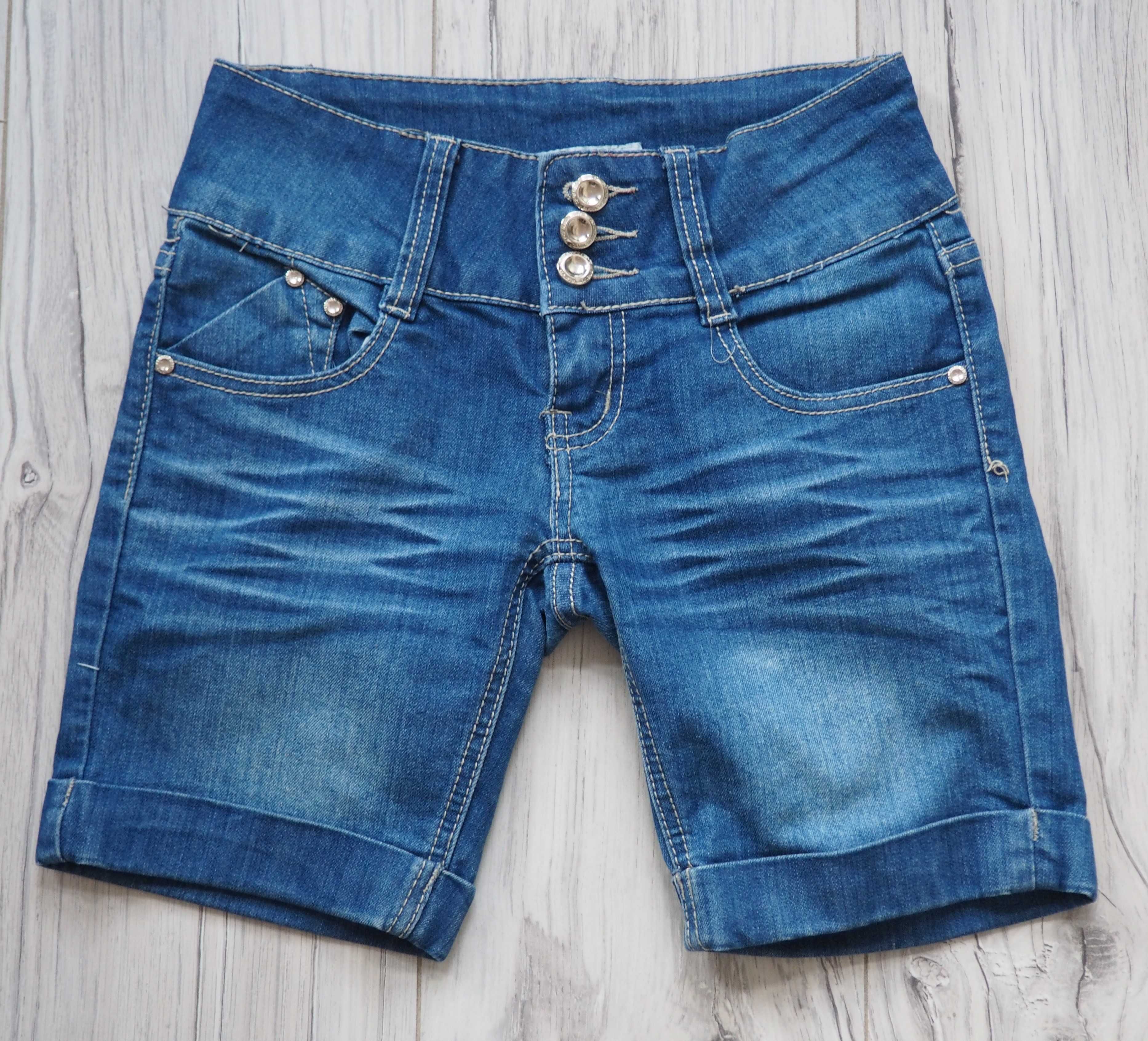 Kendy’s szorty rozciągliwe jeansowe 34 xs