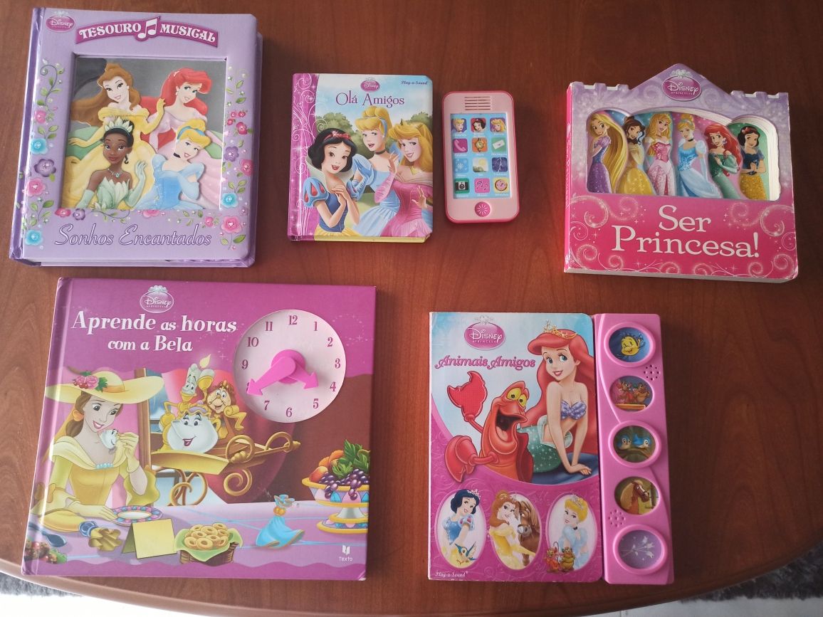 5 Livros infantis princesas