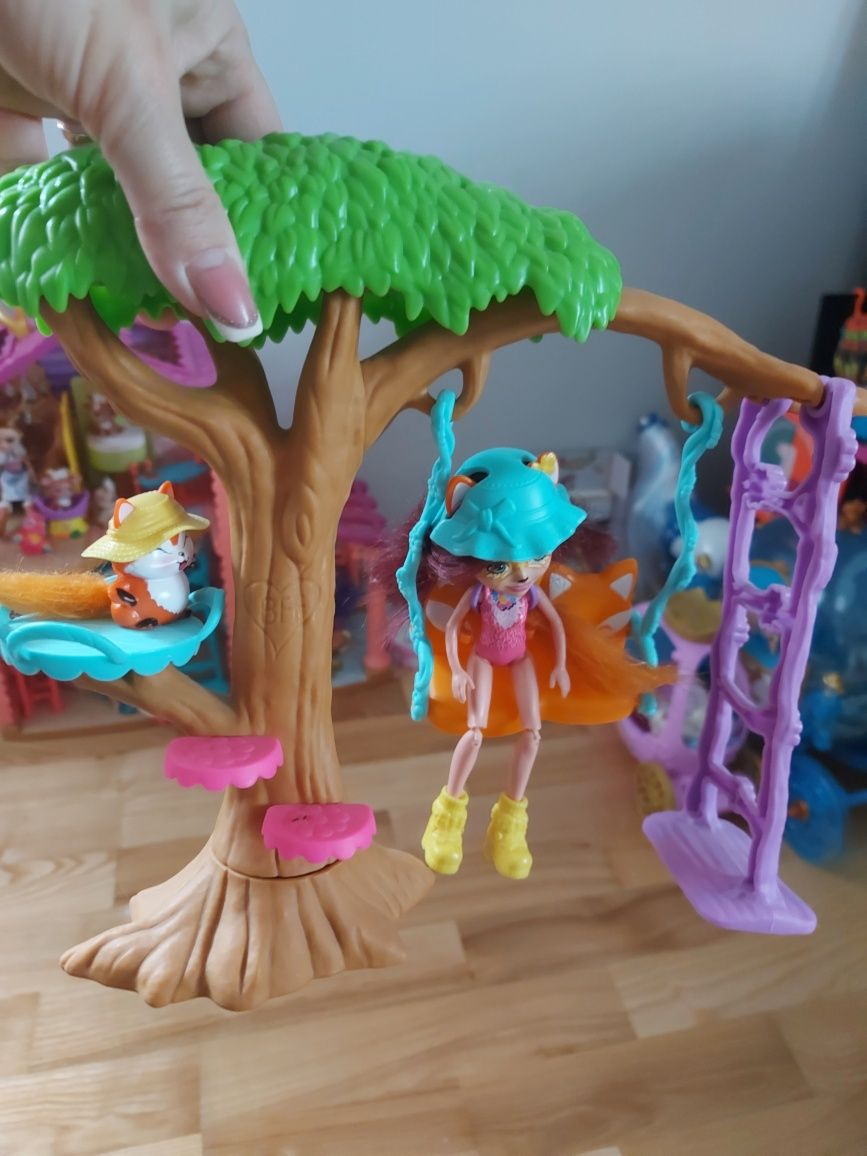 Huśtawka Enchantimals lisek lalka pudełko