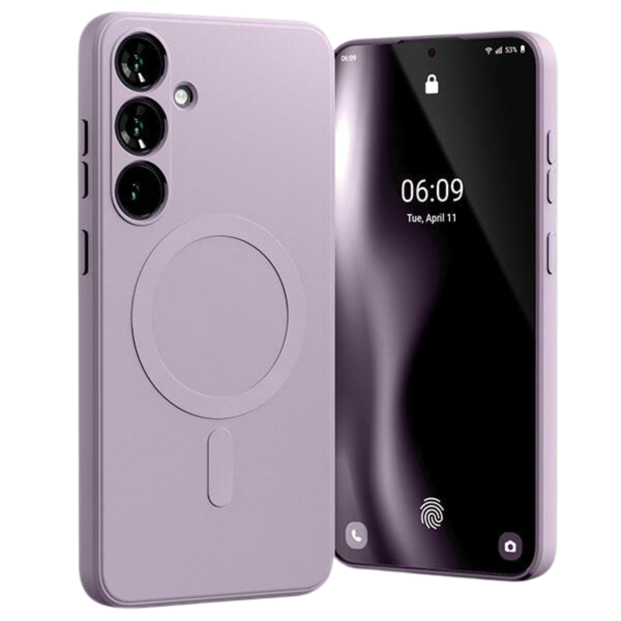 Etui do Galaxy S23 FE Mercury MagSafe Silikonowe mikrofibra purpurowe