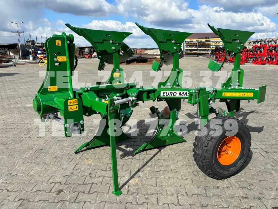 Pług obrotowy zagonowy EURO MASZ odkładnie kvernalend 18" 3/4/5 skiby