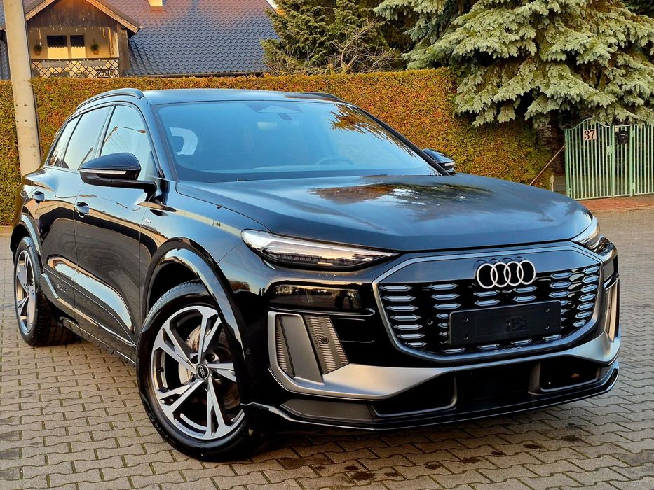 Audi Q6 e-tron 2025r. 306km. S-LINE, Matrix, Jak Nowa, tylko 10tyś. Tanio!
