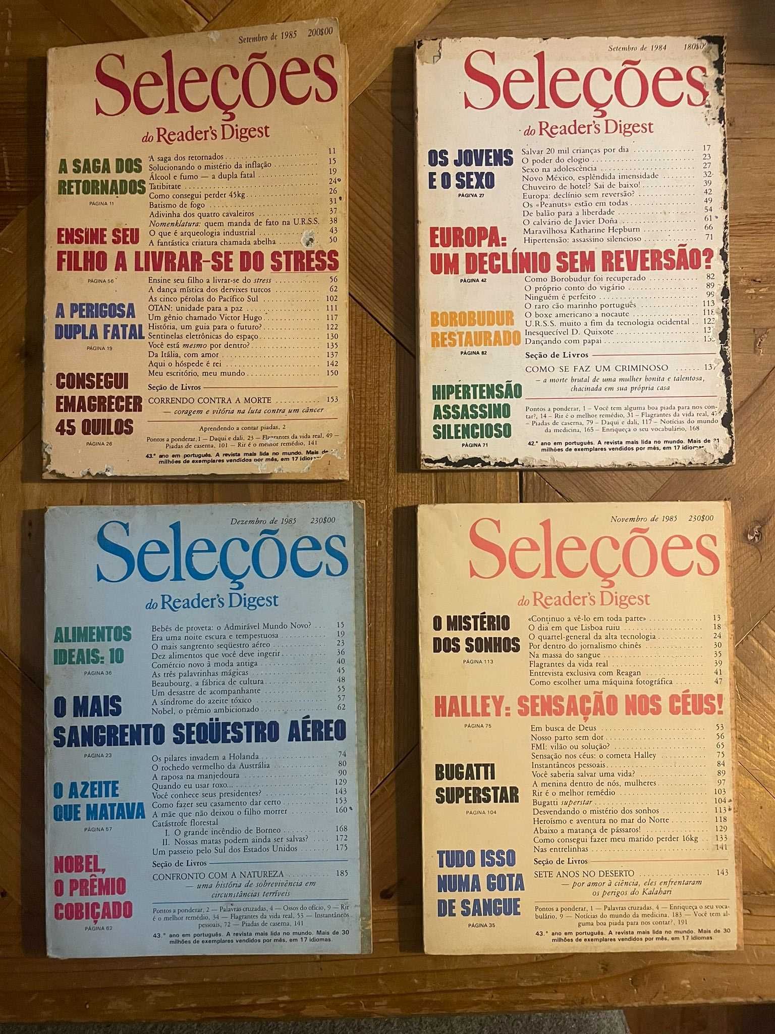 4 Revistas Seleções do Reader´s Digest