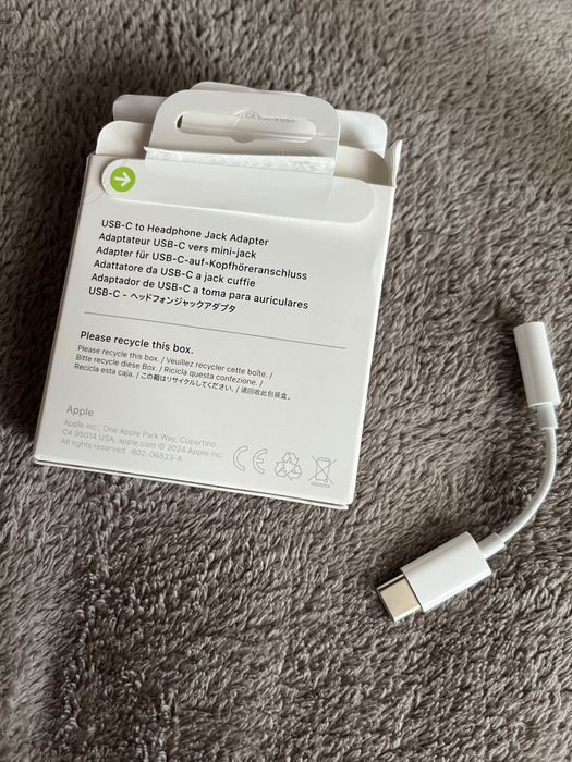 USB-C Jack adapter Apple nowy przejściówka