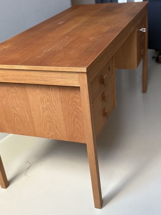 Biurko tekowe lata 60te Domino Mobler Dania