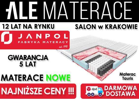 Nowy Materac Sprężynowy JANPOL Tauris Rabat do -20%