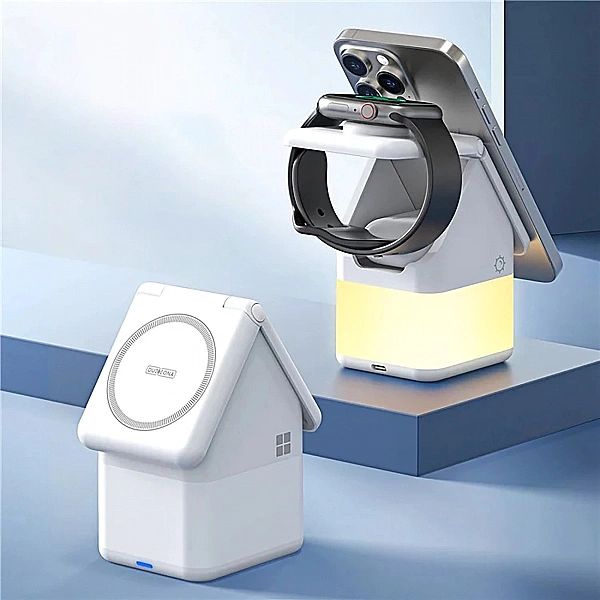 Ładowarka indukcyjna Duzzona W20/15W 4w1 do iPhone / AirPods / Apple W